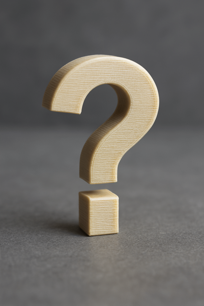 questionmark 3d-print